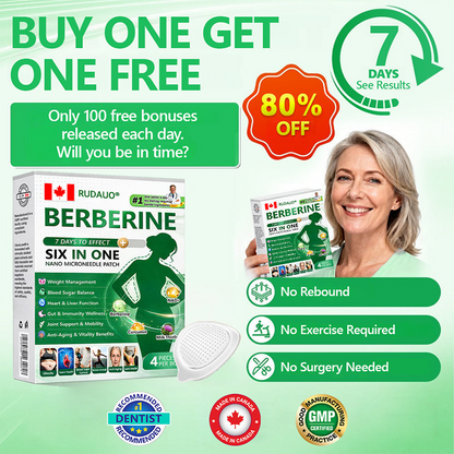 𝐂𝐀 𝐃𝐨𝐜𝐭𝐨𝐫 𝐑𝐞𝐜𝐨𝐦𝐦𝐞𝐧𝐝𝐞𝐝| 𝐑𝐔𝐃𝑨𝑼𝑶® 𝑩𝒆𝒓𝑏𝘦𝘳𝑖𝗇𝒆 𝟔-𝗶𝙣-𝟏 𝑁𝑎𝑛𝑜 𝘔𝘪𝘤𝘳𝘰𝘯𝘦𝘦𝘥𝘭𝘦 𝖯𝚊𝗍𝖼𝗁 |✅𝘉𝘢𝘤𝘬𝘦𝘥 𝘣𝘺 𝘴𝘤𝘪𝘦𝘯𝘤𝘦 | 𝟨-𝗂𝗇-𝟣 𝖿𝗈𝗋𝗆𝗎𝗅𝖺 | 𝑅𝑒𝑠𝑢𝑙𝑡𝑠 𝑖𝑛 7 𝑑𝑎𝑦𝑠 🏅